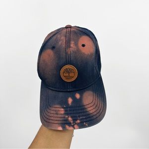 Vintage Y2K Timberland Custom Bleach Splatter Dad Hat OS